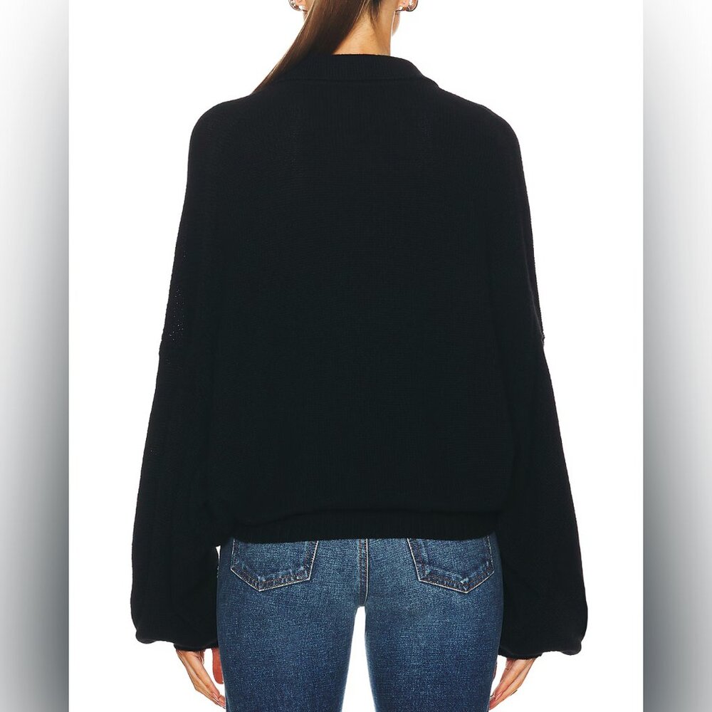 KHAITE Rene cashmere blend polo jumper - Picture 3 of 14